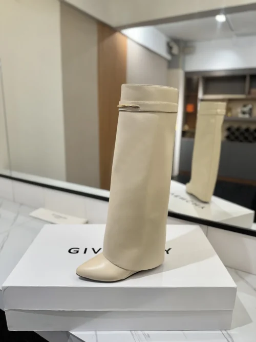 Givenchy Shark Lock Knee-High Boots
