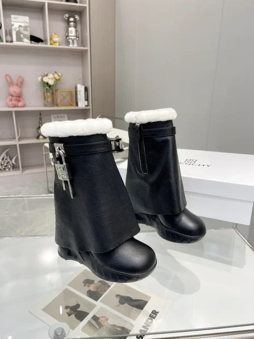 Givenchy Leather Platform Boots