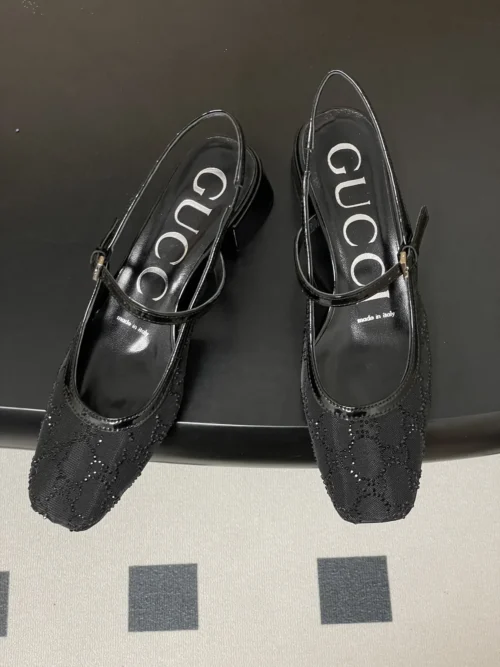 Gucci Slingback Heeled Sandals