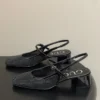 Gucci Slingback Heeled Sandals