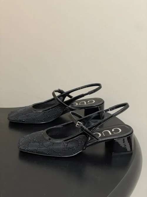 Gucci Slingback Heeled Sandals