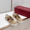 Gucci Denim Low-Top Sneakers