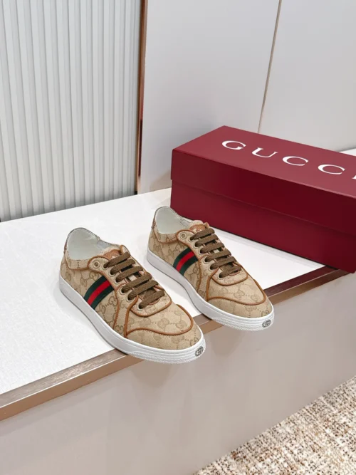 Gucci Denim Low-Top Sneakers