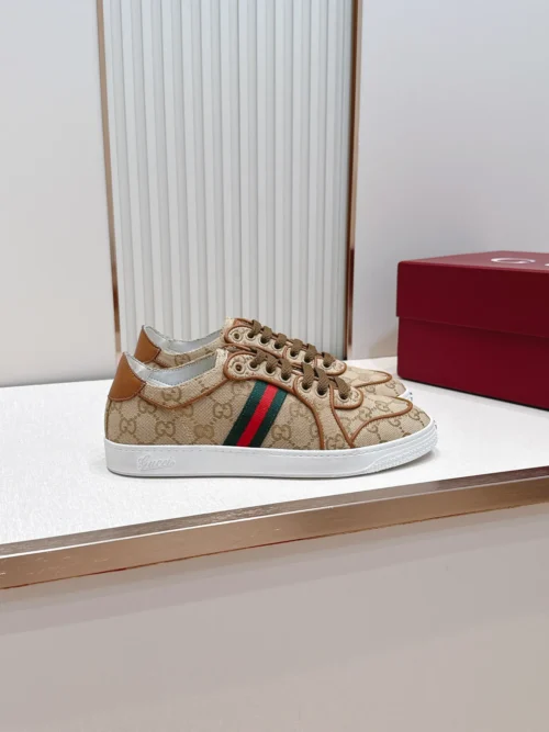 Gucci Denim Low-Top Sneakers