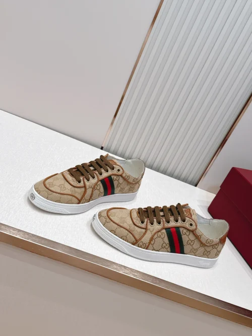 Gucci Denim Low-Top Sneakers