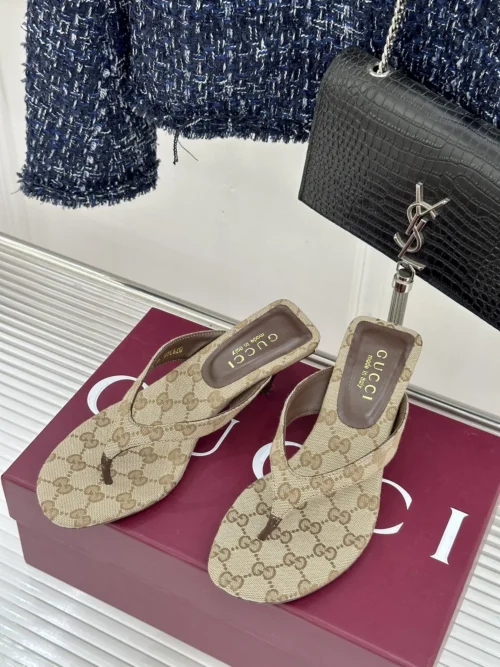 Gucci Lambskin Slides