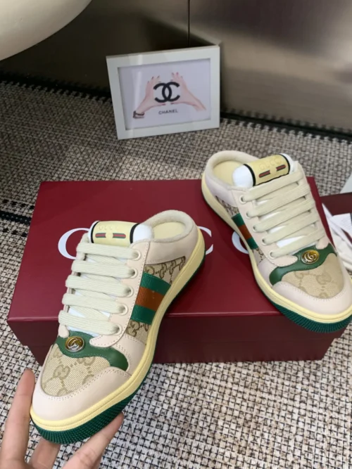 Gucci Leather Mules