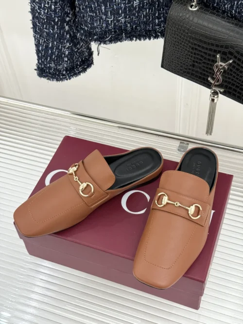 Gucci Lambskin Mules