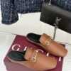 Gucci Lambskin Mules