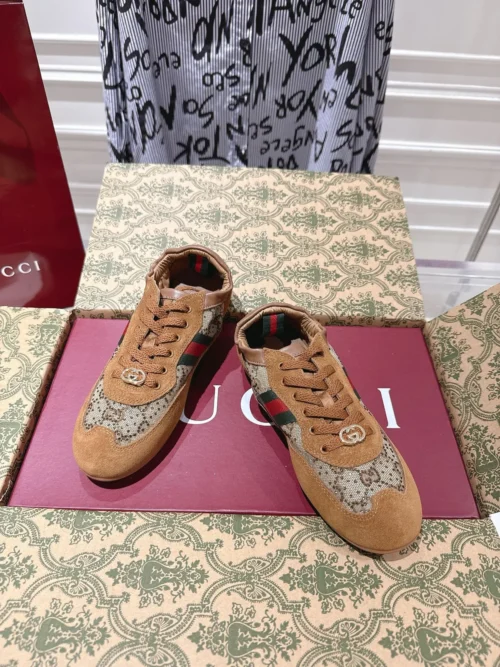 Gucci Suede Trainers