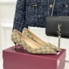 Gucci Lambskin Pointed-Toe Pumps