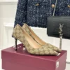 Gucci Lambskin Pointed-Toe Pumps