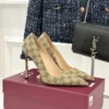 Gucci Lambskin Pointed-Toe Pumps