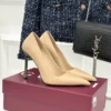 Gucci Lambskin Pointed-Toe Pumps