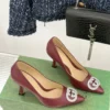 Gucci Lambskin Pointed-Toe Crystal-Embellished Pumps