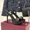 Gucci Peep-Toe Heeled Sandals