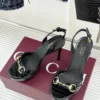 Gucci Peep-Toe Heeled Sandals