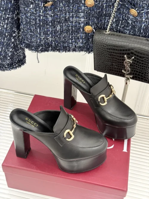 Gucci Lambskin Slides