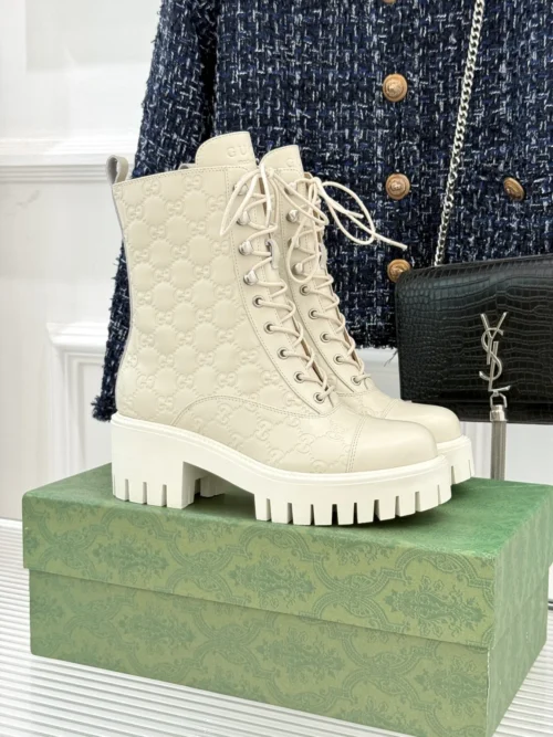 Gucci Platform Combat Boots