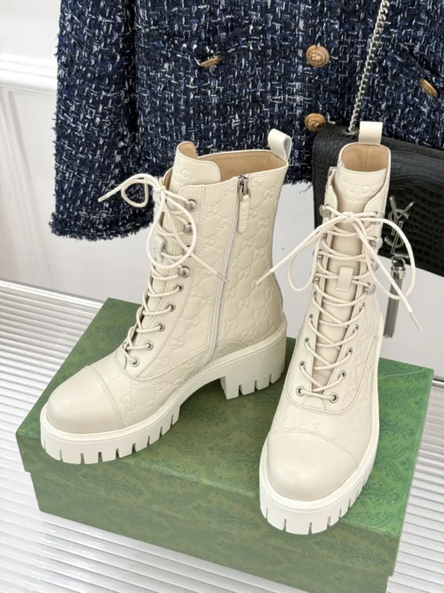 Gucci Platform Combat Boots