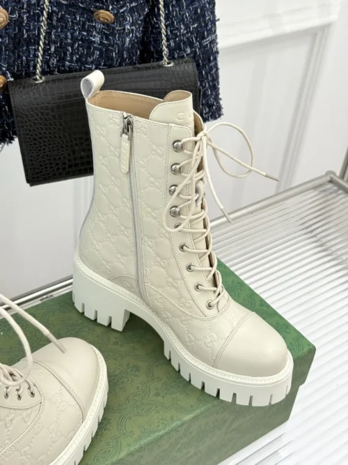 Gucci Platform Combat Boots