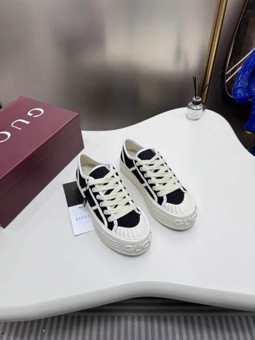 Gucci Canvas Low-Top Sneakers