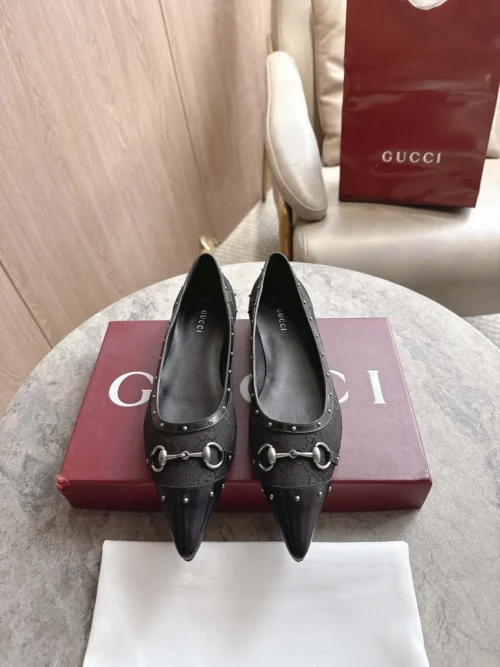 Gucci Canvas Ballet Flats