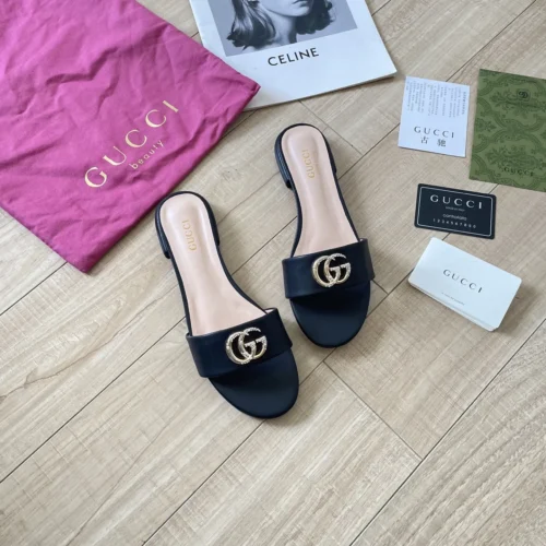 Gucci Crystal-Embellished Shoes