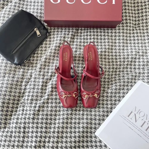 Gucci Bow-Detail Heeled Sandals