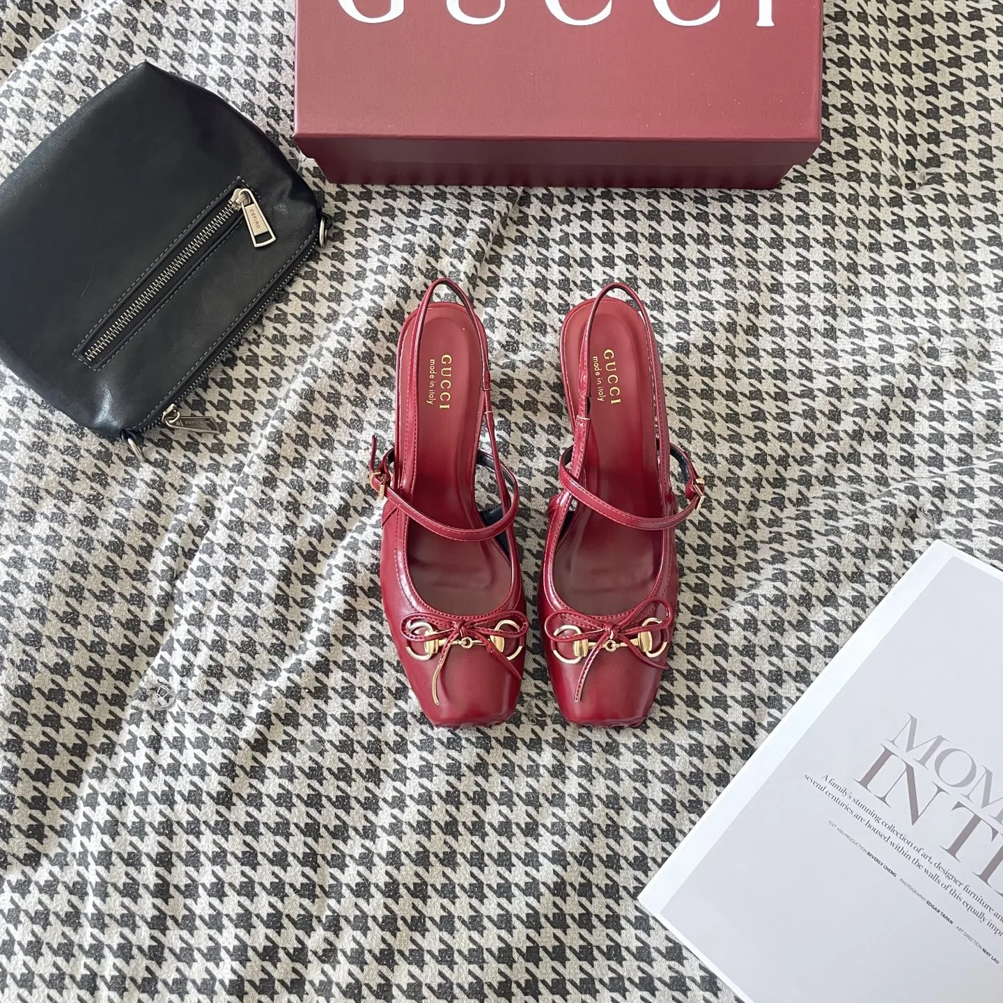 SHGUCCI0124-01 Gucci Bow-Detail Heeled Sandals