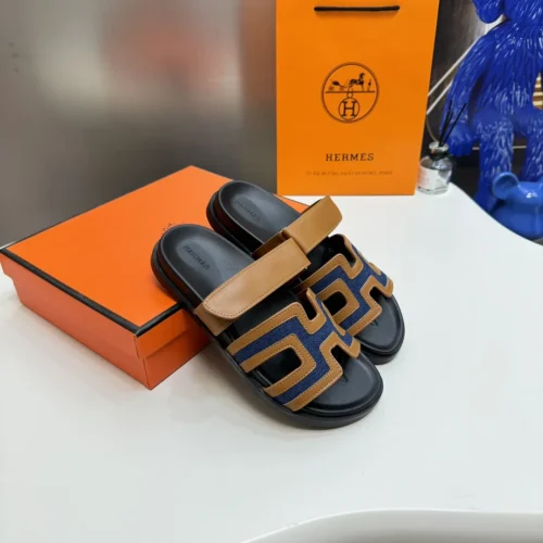 Hermes Denim Sandals