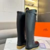 Hermes Leather Riding Boots