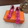 Hermes Suede Sandals