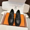 Hermes Suede Loafers