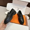 Hermes Suede Loafers