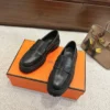Hermes Suede Loafers