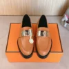 Hermes Suede Loafers
