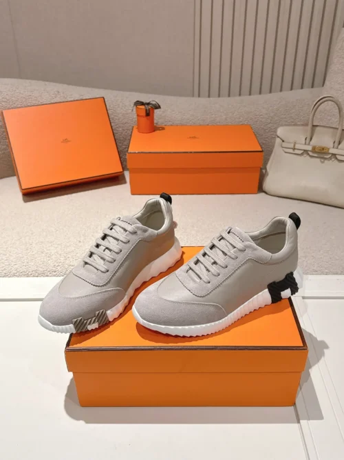 Hermes Suede Chunky Sneakers
