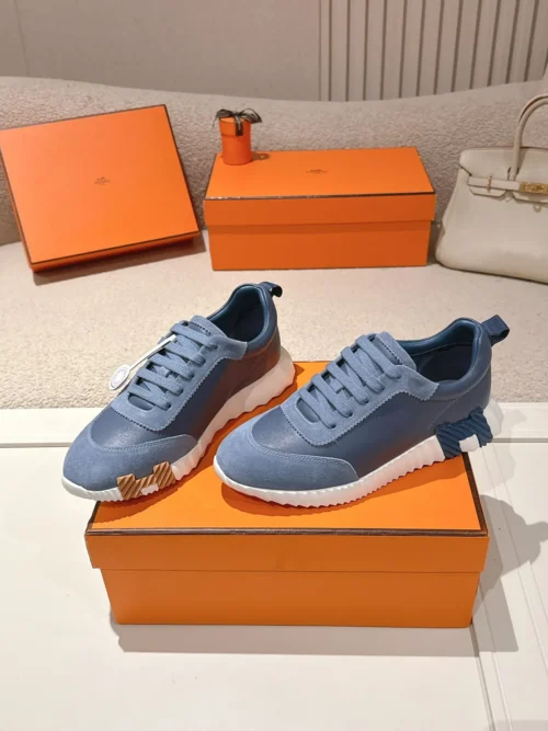 Hermes Suede Chunky Sneakers