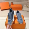Hermes Suede Chunky Sneakers