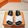 Hermes Leather Studded Sandals
