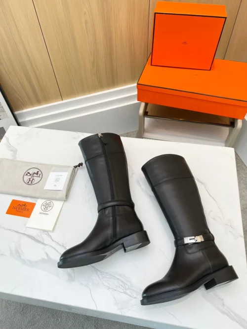 Hermes Leather Boots