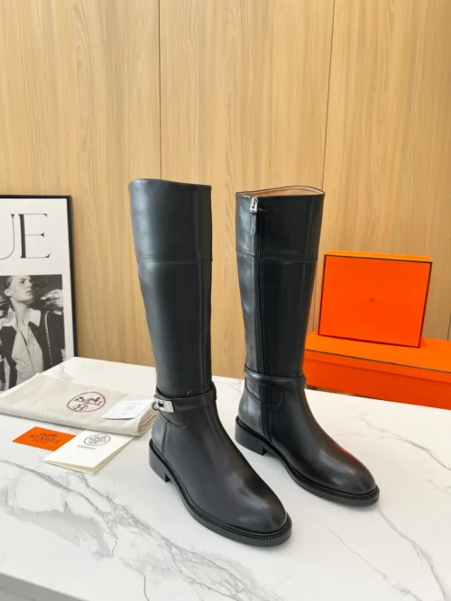 Hermes Leather Boots