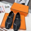 Hermes Lambskin Shoes
