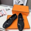 Hermes Lambskin Shoes
