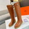 Hermes Leather Riding Boots