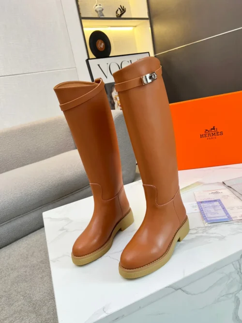 Hermes Leather Riding Boots