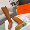 Hermes Leather Riding Boots