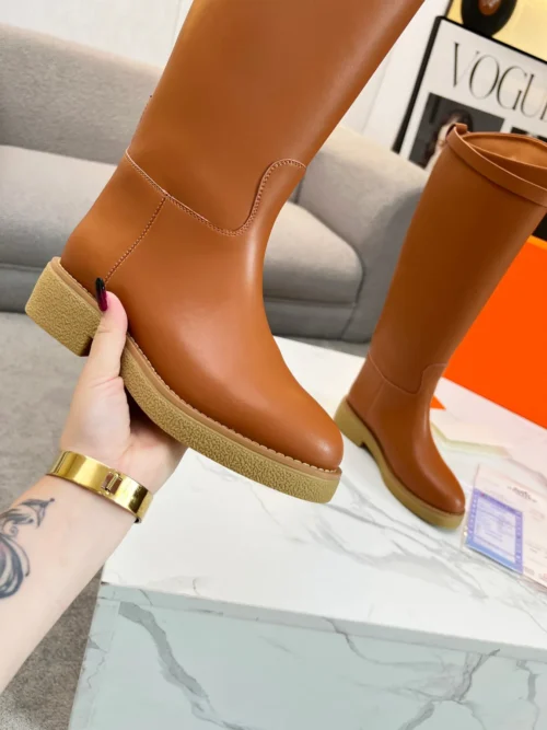 Hermes Leather Riding Boots