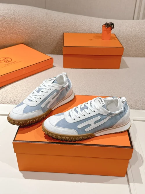 Hermes Suede Sneakers